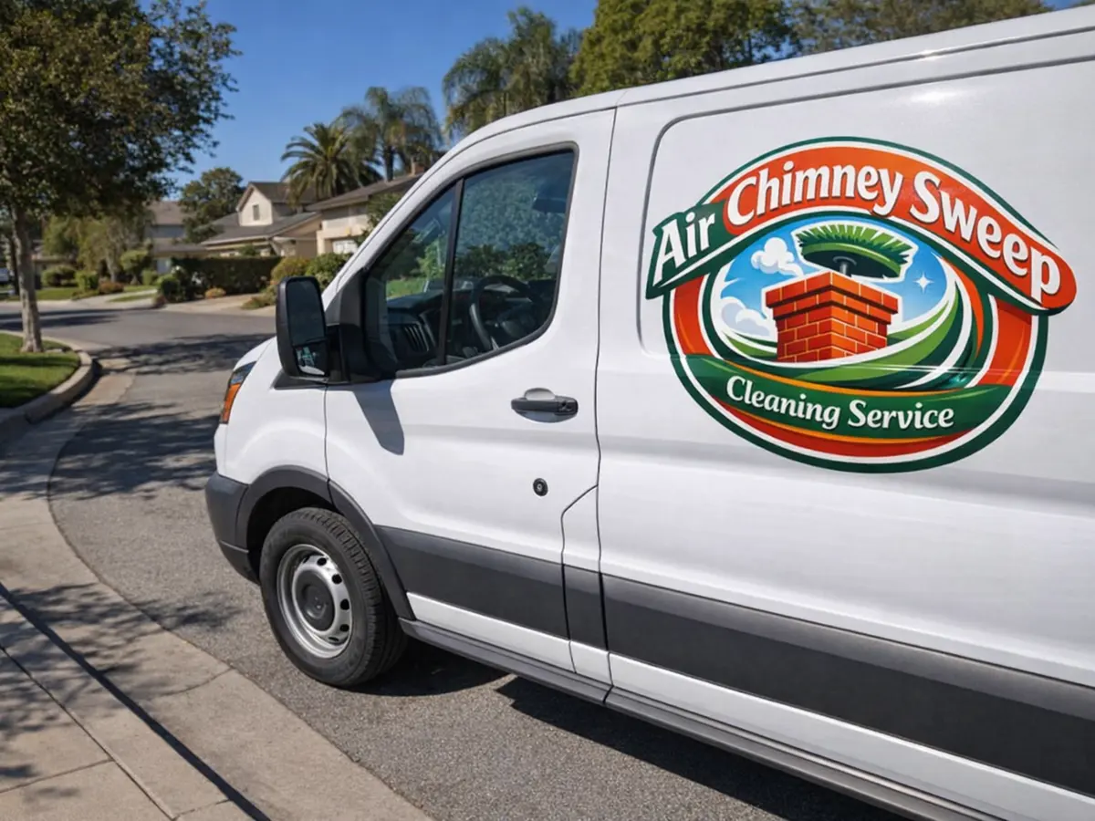 Service van arriving on a Carlsbad, CA street — local same-day coverage